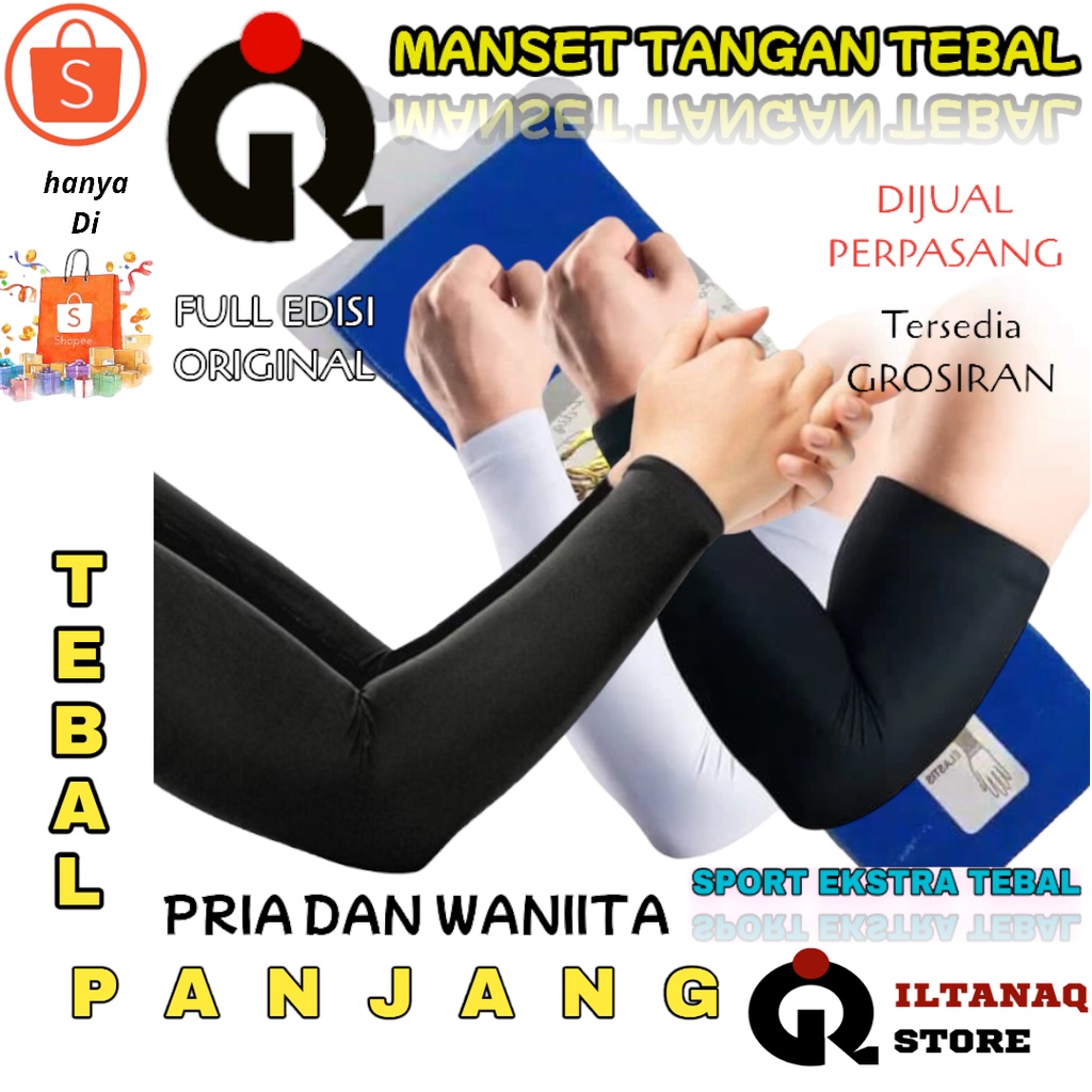 MANSET TANGAN SUPER PREMIUM/ MANGSET TANGAN ORIGINAL / SARUNG LENGAN KAOS PREMIUM