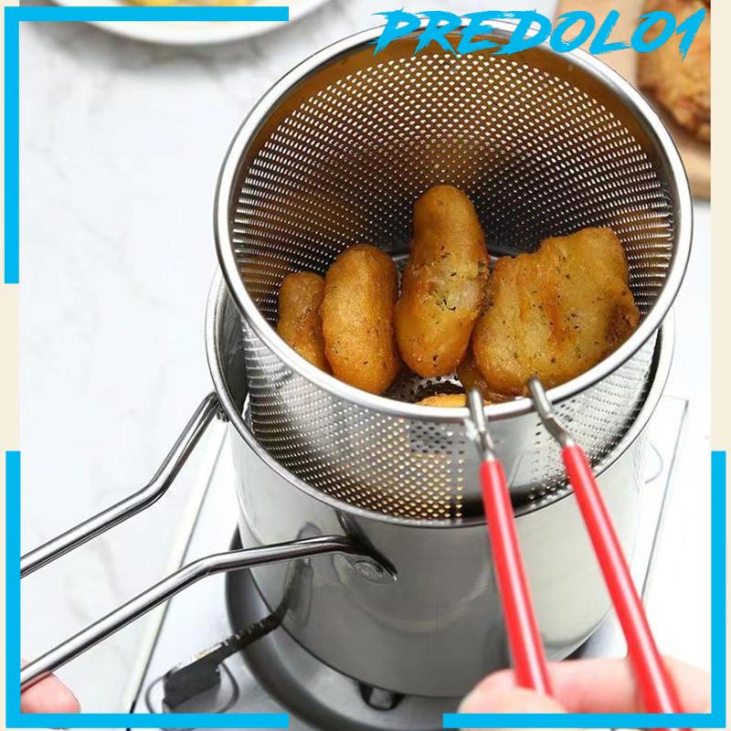 [Predolo1] Panci Kuah Deep Frying Pot Serbaguna Tebal Untuk Ruang Makan Piknik Camping