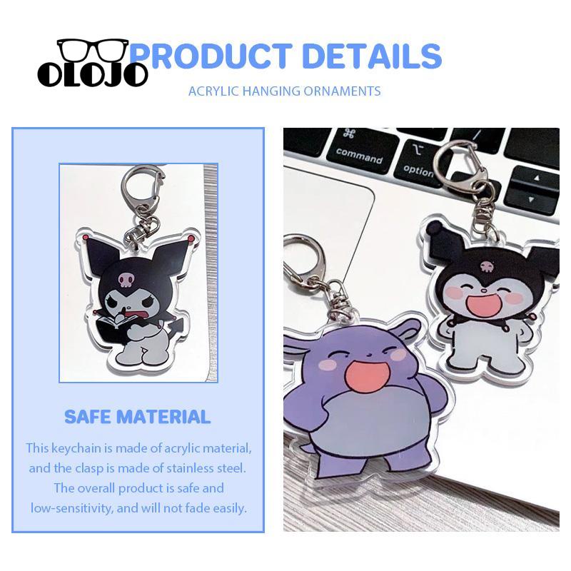 【COD】Sanrio Gantungan Kunci Desain Baku Kuromi Bahan Akrilik Untuk Dekorasi Tas