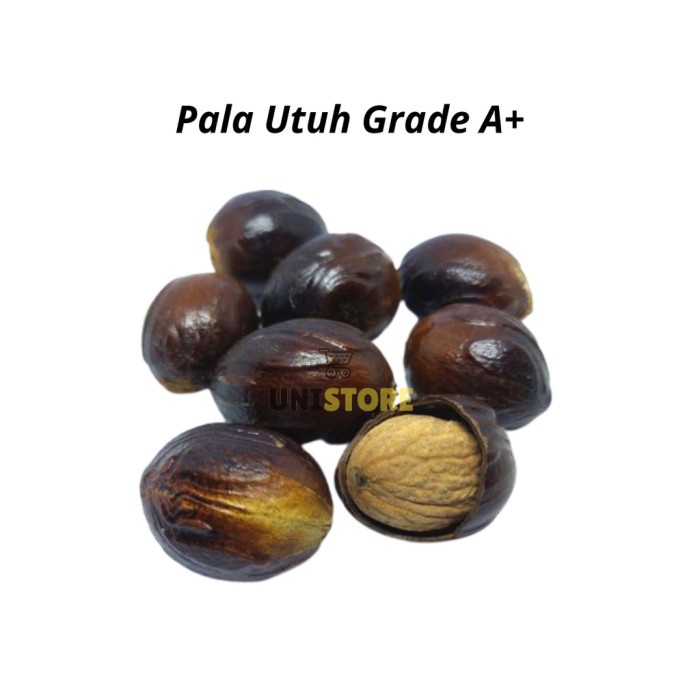 

Buah Pala Kering Utuh 1 kg | Masih Ada Batok - 500 gr