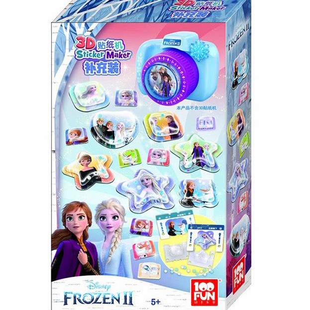 

STK- Mainan kamera sticker maker frozen II ORIGINAL DISNEY refill - REFILL FROZEN