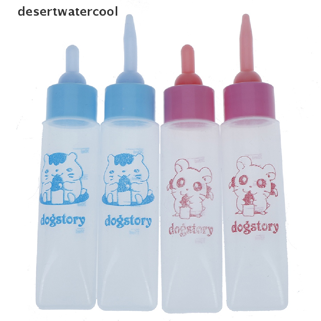 Deid Botol Susu Pet 30ml Silikon Nipple Makan Hewan Kecil Hamster Kucing Anjing Puppy Martijn