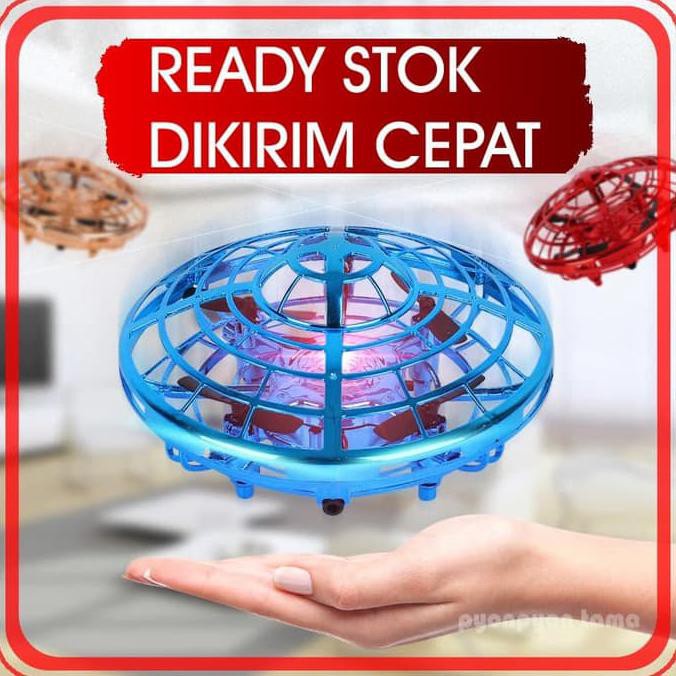 Mini Ufo Drone Quadcopter Mainan Anak Terbang Hovering Mudah Dimainkan