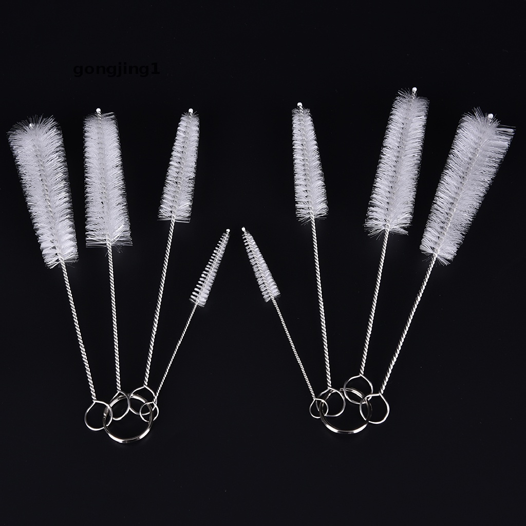 Ggg Panas1x Set Sikat Kecil 4pcs Hookah Shisha Cleaning Brushes Test Tube Brush ID