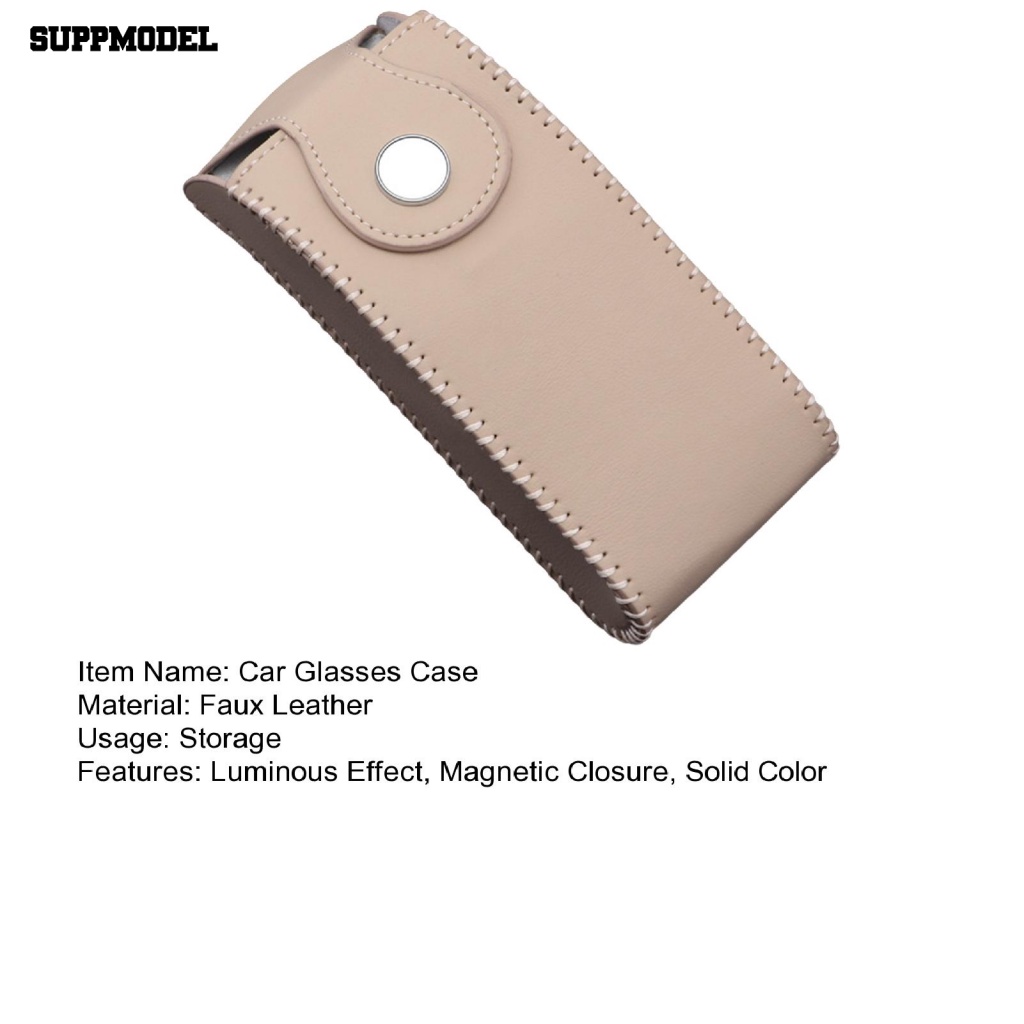 Suppmodel Mobil Kuat Pelindung Matahari Pemegang Aksesoris Mobil Woman Man Sun Visor Glasses Case Portable