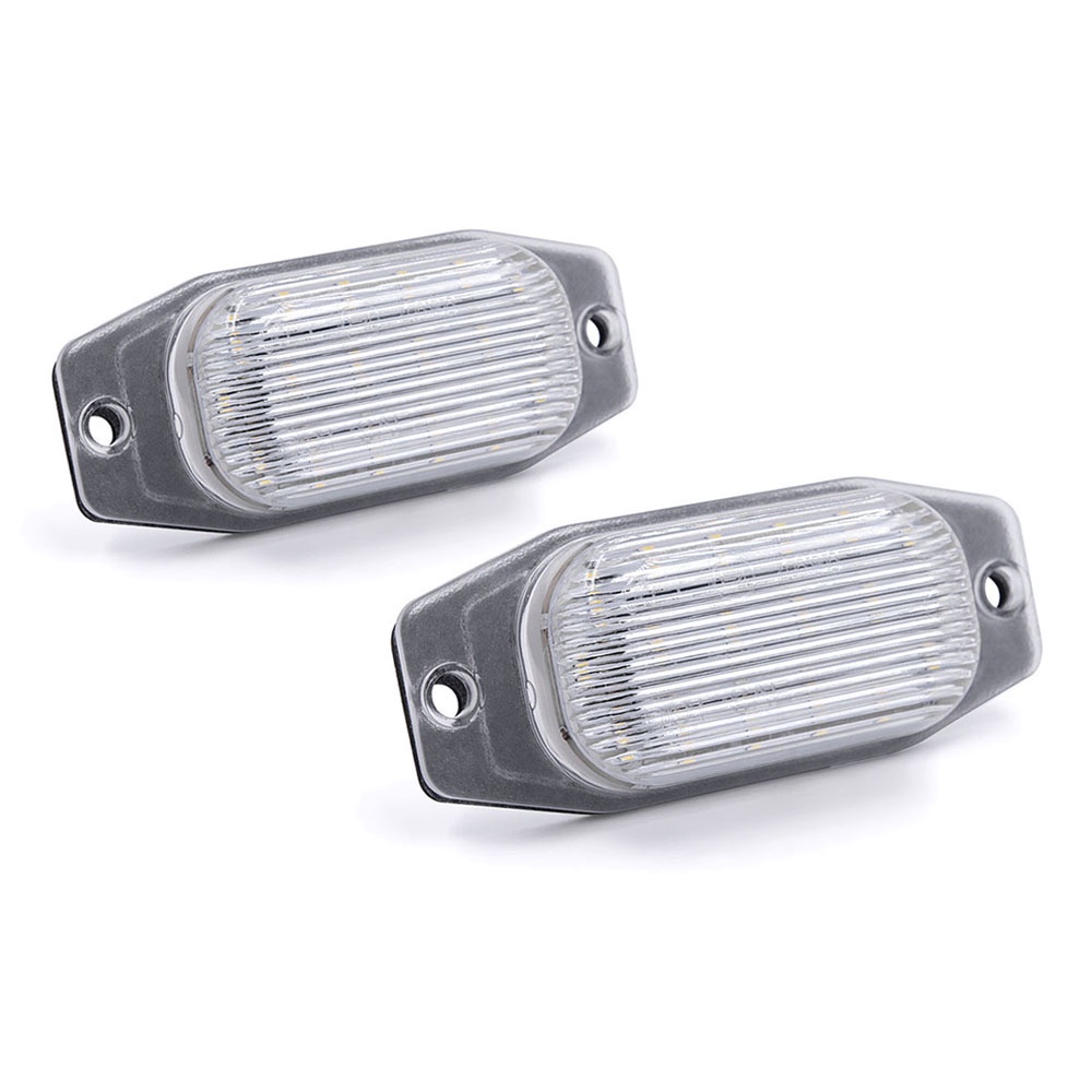 2pcs Lampu Plat Nomor Plat LED Putih Lampu Untuk Toyota Land Cruiser FJ80 FJ Cruiser XJ10 GSJ15 Celica Untuk Lexus LX450