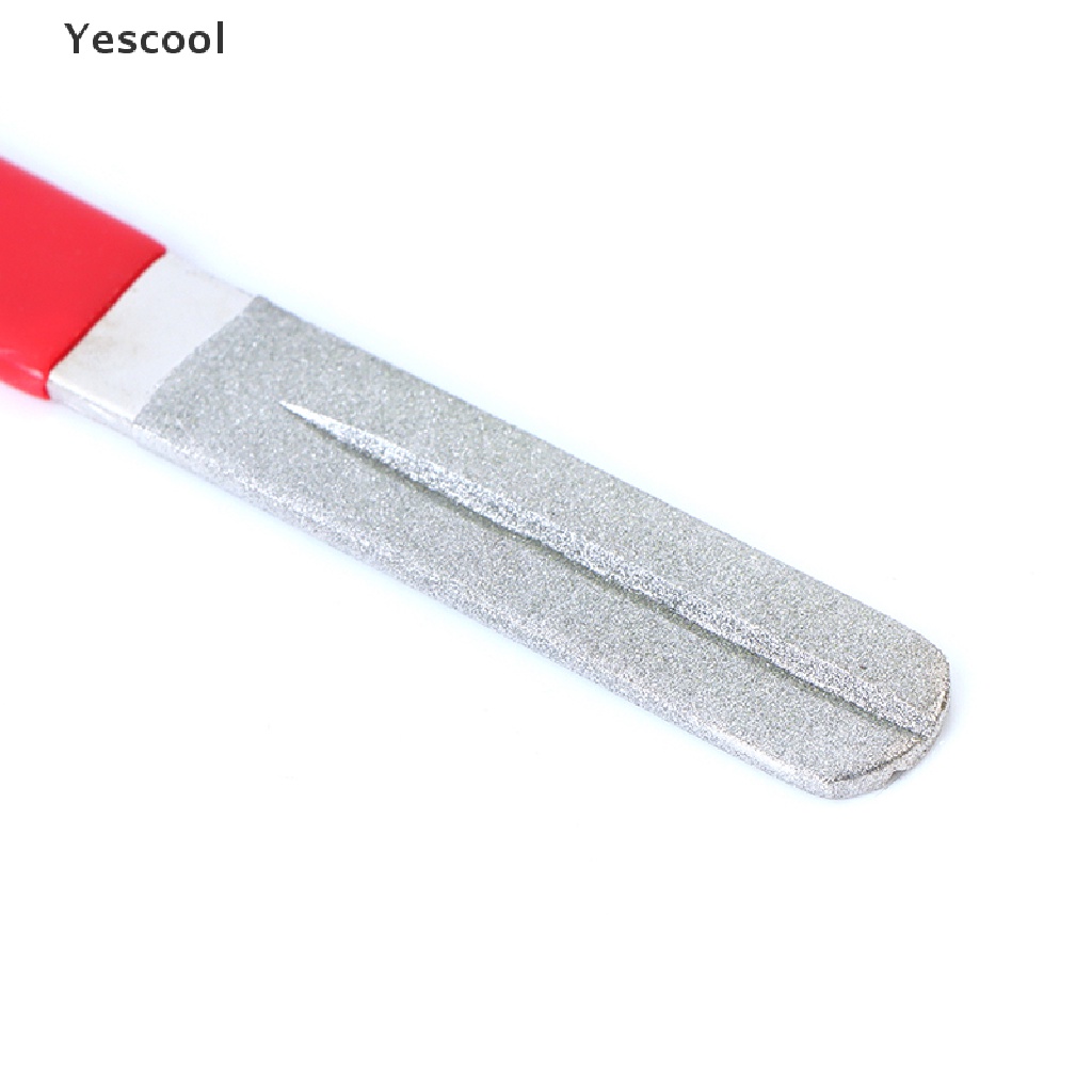 Yescool 1Pcs Diamond Fishing Hook Asah Fishook Sharpening Alat Pancing ID