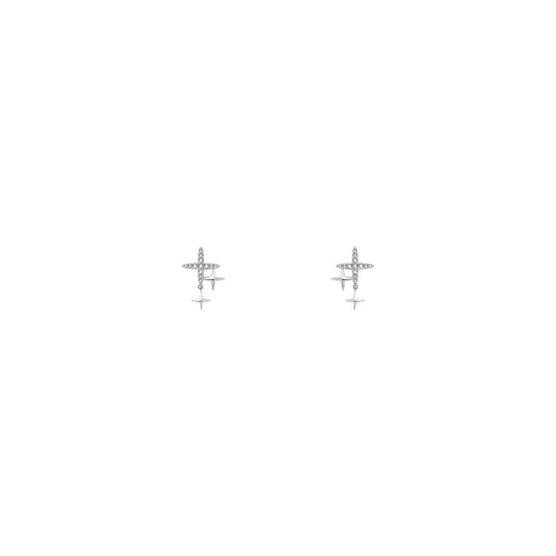 Indah Simang Anting Bintang Desain Perempuan Senior Flash Anting Berlian Liar Anting Baru
