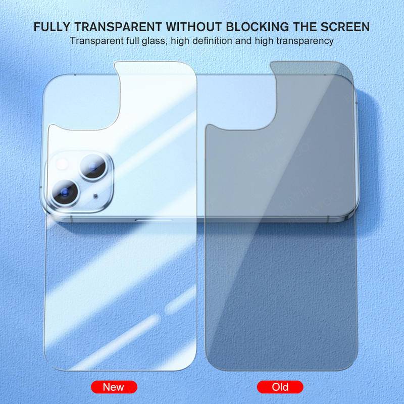 Front Back Cover protector Tempered Glass Untuk Iphone14 13 12 11 Pro MAX Plus Pelindung Layar Mini Untuk iPhone 14Plus 13Mini 12Mini 9H Clear