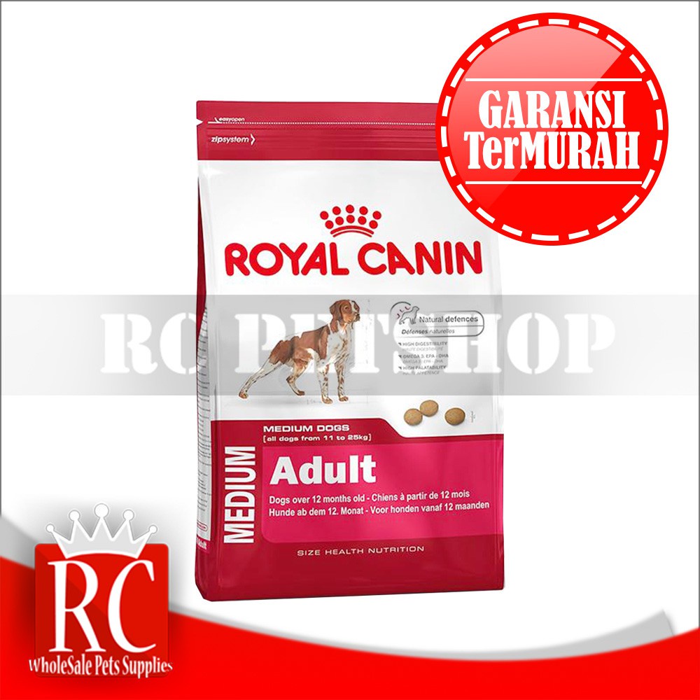 Makanan Anjing Royal Canin Medium Adult 10 Kg