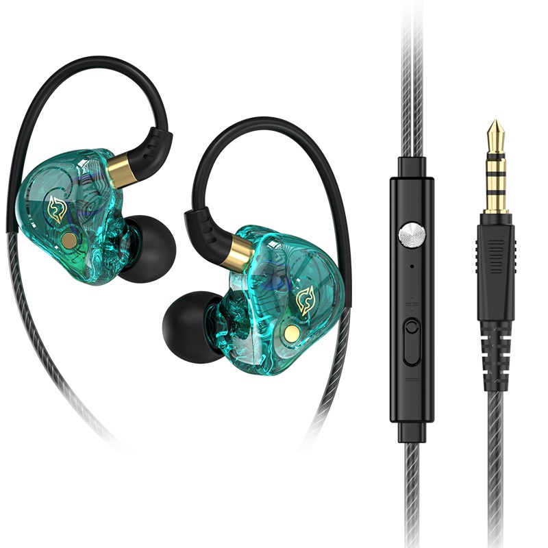 G19 Universal 3.5mm Dinamic Earphone Lari Olahraga In Ear Wired Headphone Subwoofer Music Headset Dengan Mikrofon