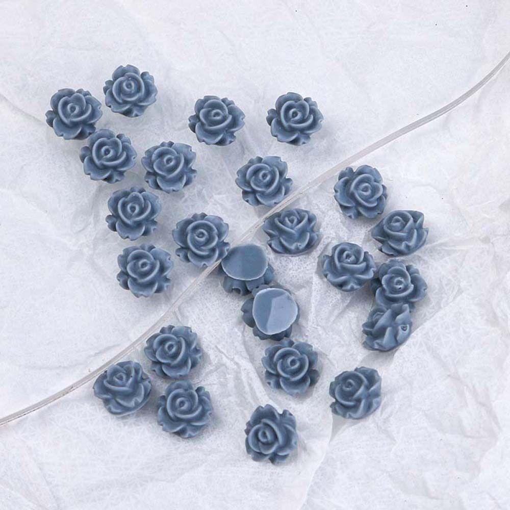 Mxbeauty Camelia Hiasan Kuku Wanita Fashion Resin Buram Camelia Jepang Nail Art Bunga Naill Art Drills