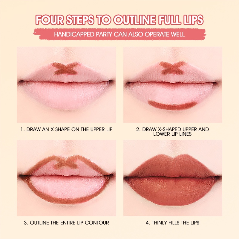 (READY &amp; ORI) Imagic Matte Lip Liner Pencil Lip Contour Bibir LP 210