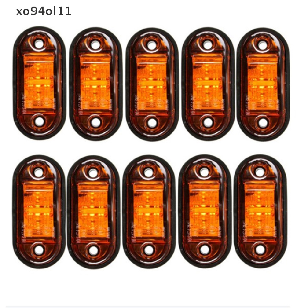 Xo 10X Universal 12V/24V 2lampu LED Side Marker Untuk Mobil Truk Trailer OL