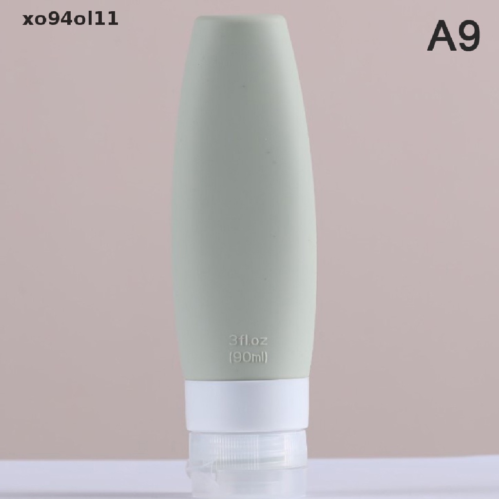 Xo 1pc 60/90ML Silikon Botol Isi Ulang Kosong Travel Portable Packing Press OL