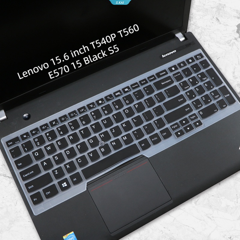 Cover Keyboard Komputer Untuk Lenovo 15.6 Inch T540P T560 E570 15 Hitam S5 TPU Silikon Keyboard Pelindung Kulit Tahan Debu Film [ZK]