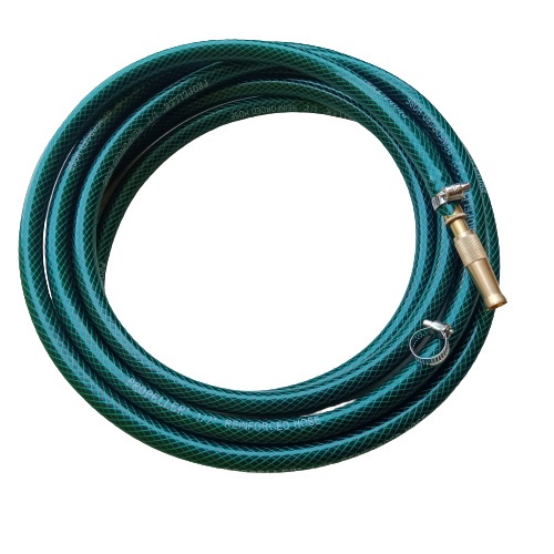 Semprotan Air Lurus Kuningan / Semprotan Selang Air Lurus / Semprotan Air Cuci Motor dan Mobil + Selang Benang Ukuran 1/2 Inch