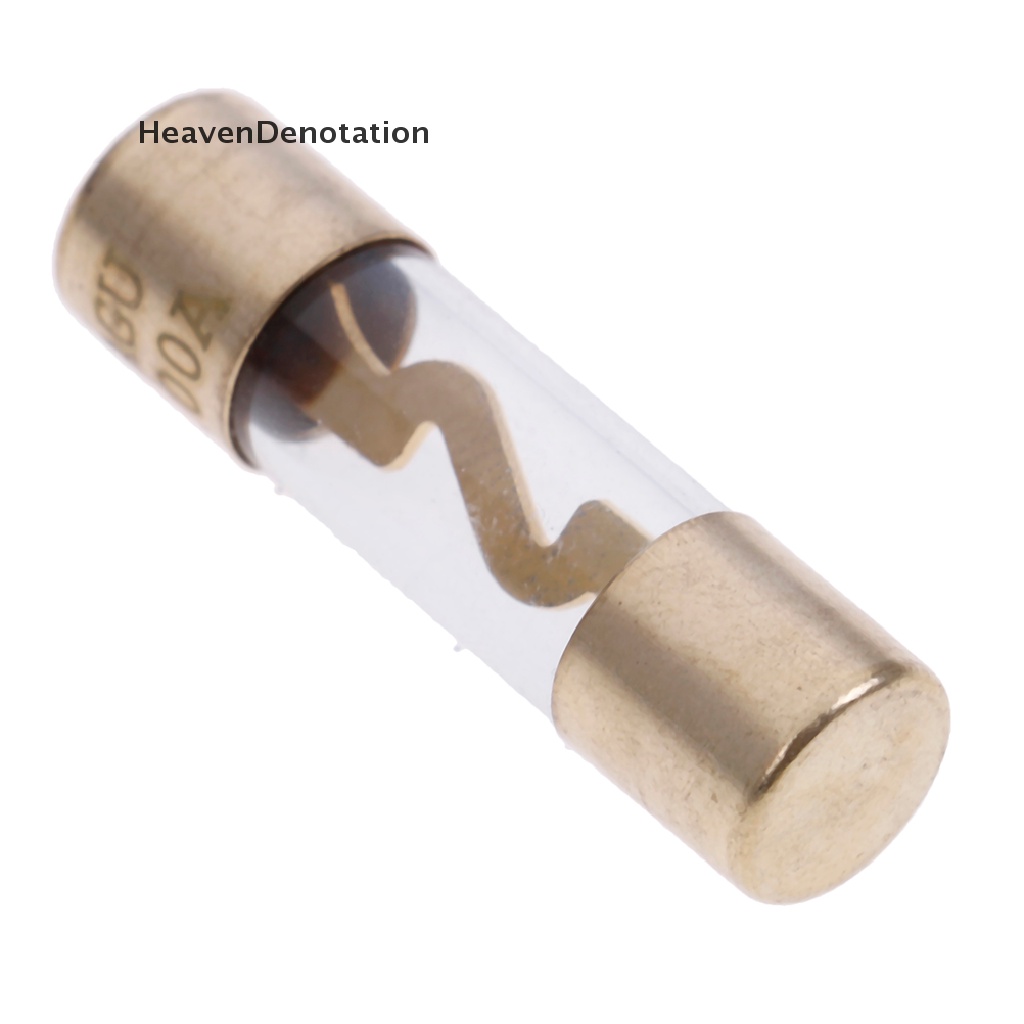 [HeavenDenotation] 5pcs Paket Sekring AGU Kaca Lapis Emas car audio amp Amplifier50 /60 /70 /80 /100A HDV