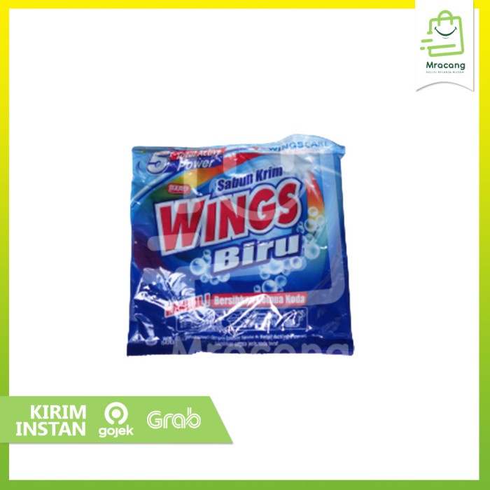 Wings Krim Biru 145gr - Sabun Colek