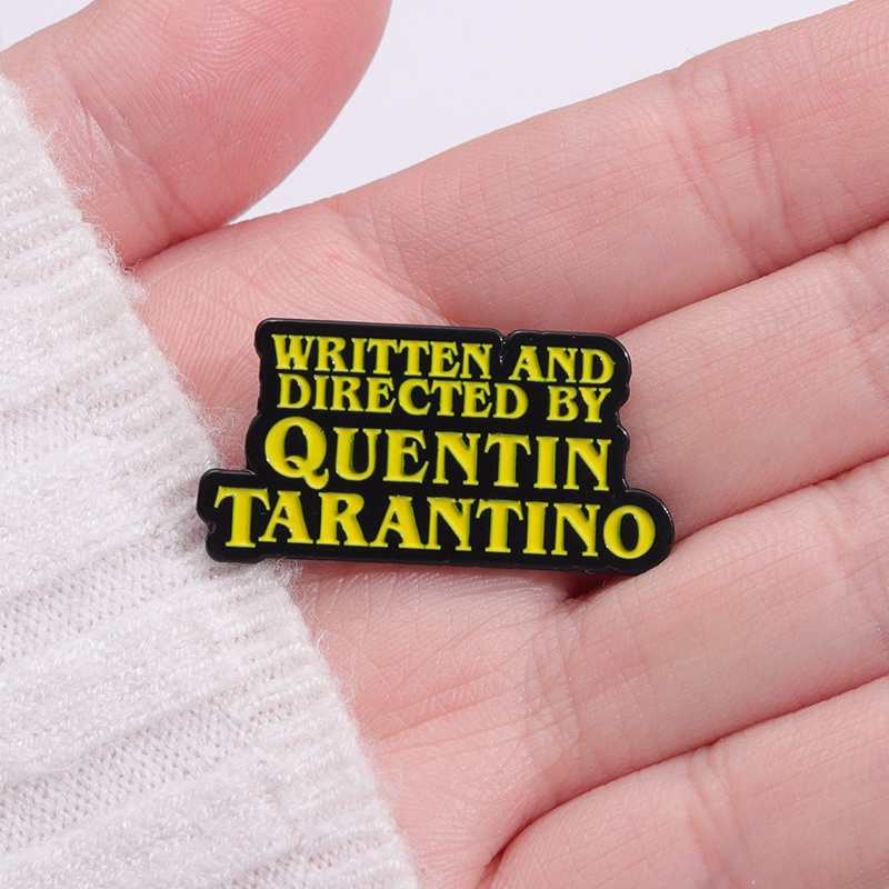 Bioskop Peripherals Writer Dan Sutradara Quentin Tarantino Badge Movie Kill Bill Fan Bros Hadiah Untuk Teman Kostum Aksesoris