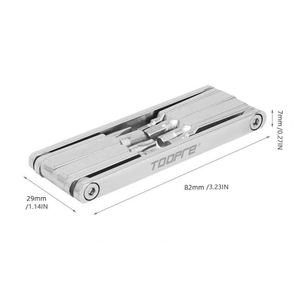 Lanfy Alat Perbaikan Sepeda Multifungsi Lipat Gunung Bersepeda Alat Hex Spoke Sepeda Allen Torx Obeng Bicycle Tool