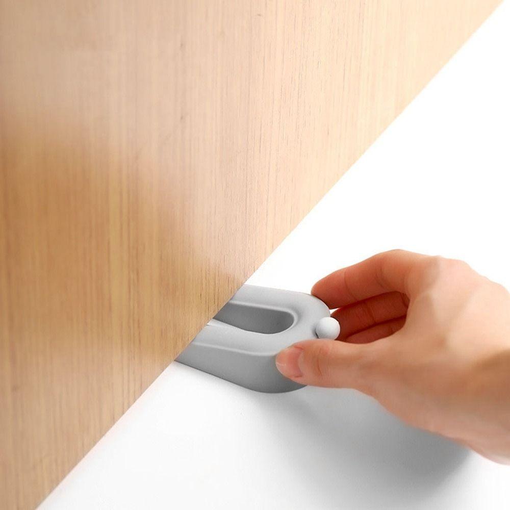 [Elegan] Door Stopper 1Pcs Pelindung Dinding Heavy Duty Untuk Rumah Kantor Dengan Wadah Penyimpanan Wedge Doorstop