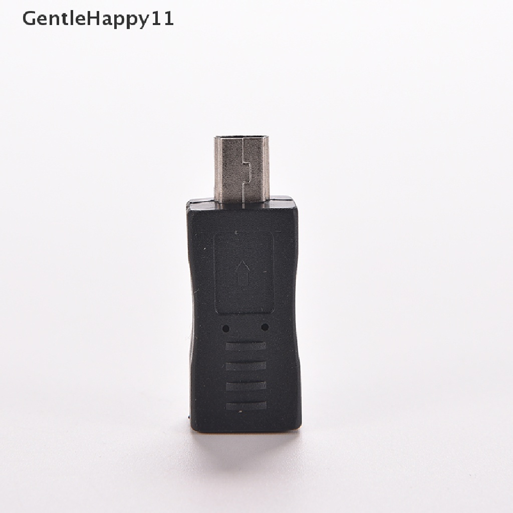 Gentlehappy New Micro USB Female to Mini USB Male Adapter Charger Converter Adaptor id