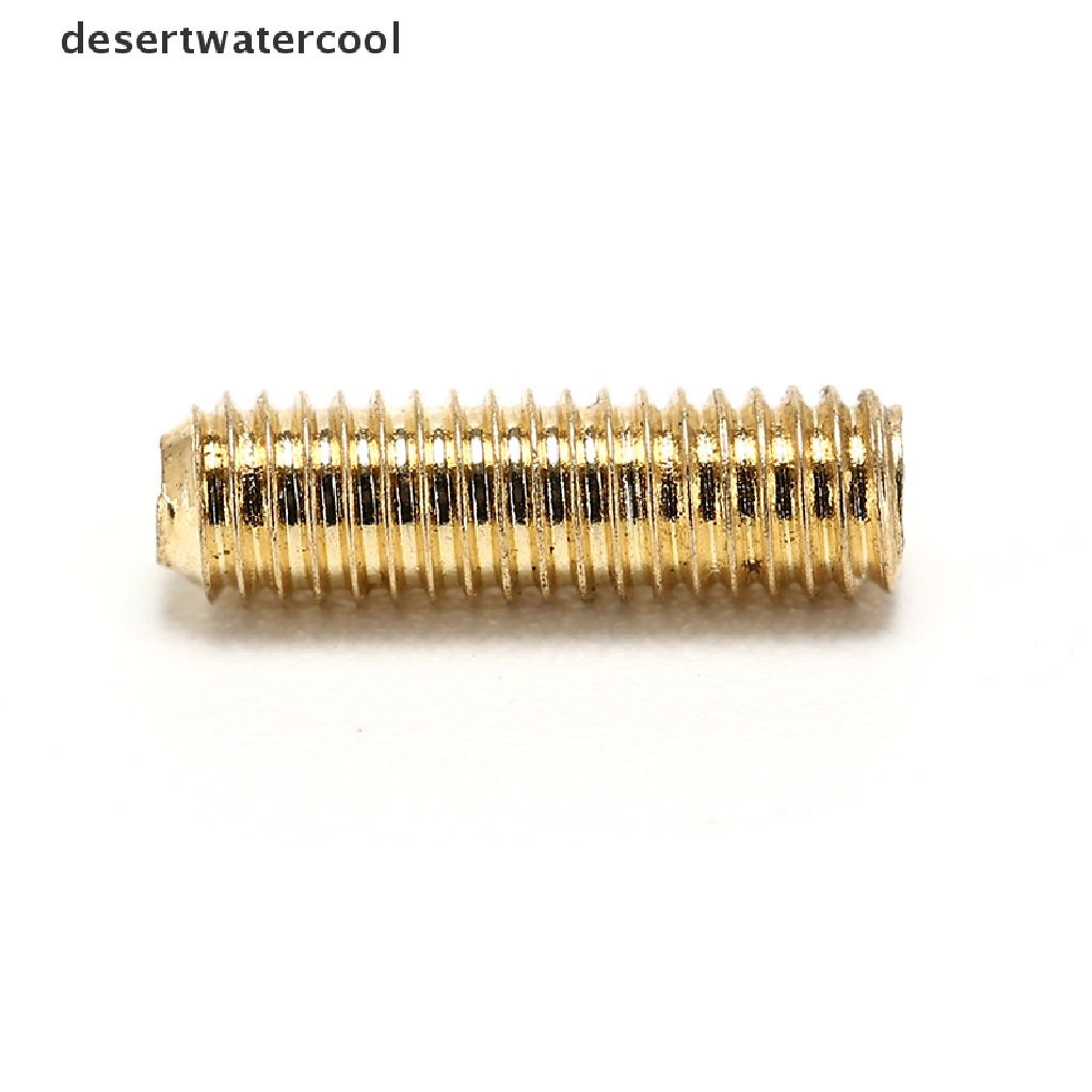 Deid 12PCS Pelana Jembatan Gitar Bass Elektrik Hexagon Sekrup Tremolo Bridge Hex Screw Martijn