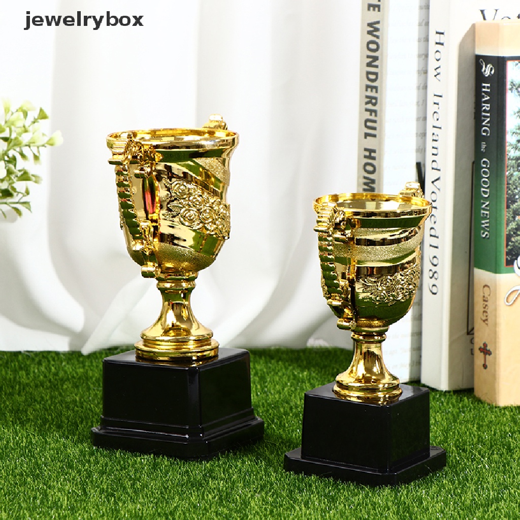 [jewelrybox] 1pcs Piala Penghargaan Emas Anak Sekolah Pesta Perlengkapan Penghargaan Hajatan Hadiah Butik