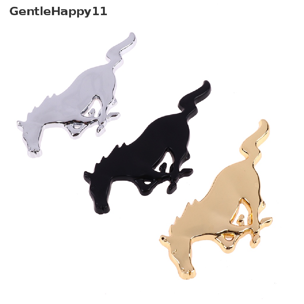 Gentlehappy Logo Mobil 3D Horse Metal Untuk Ford Mustang New Mondeo Focus Kap Depan Mobil Grille id