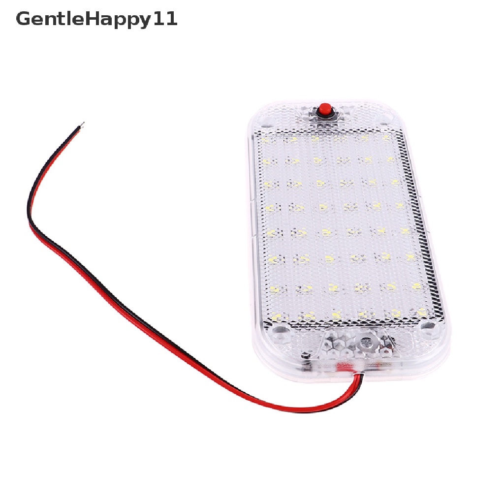 Gentlehappy 48lampu Panel LED Lampu Baca Interior Mobil Lampu Kabin Kecerahan Tinggi id