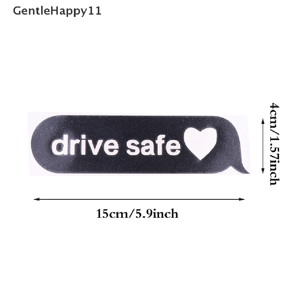 Gentlehappy 1Pc Drive Safe Tips Stiker Mobil Cermin Hias Tahan Air Decals Untuk Car id