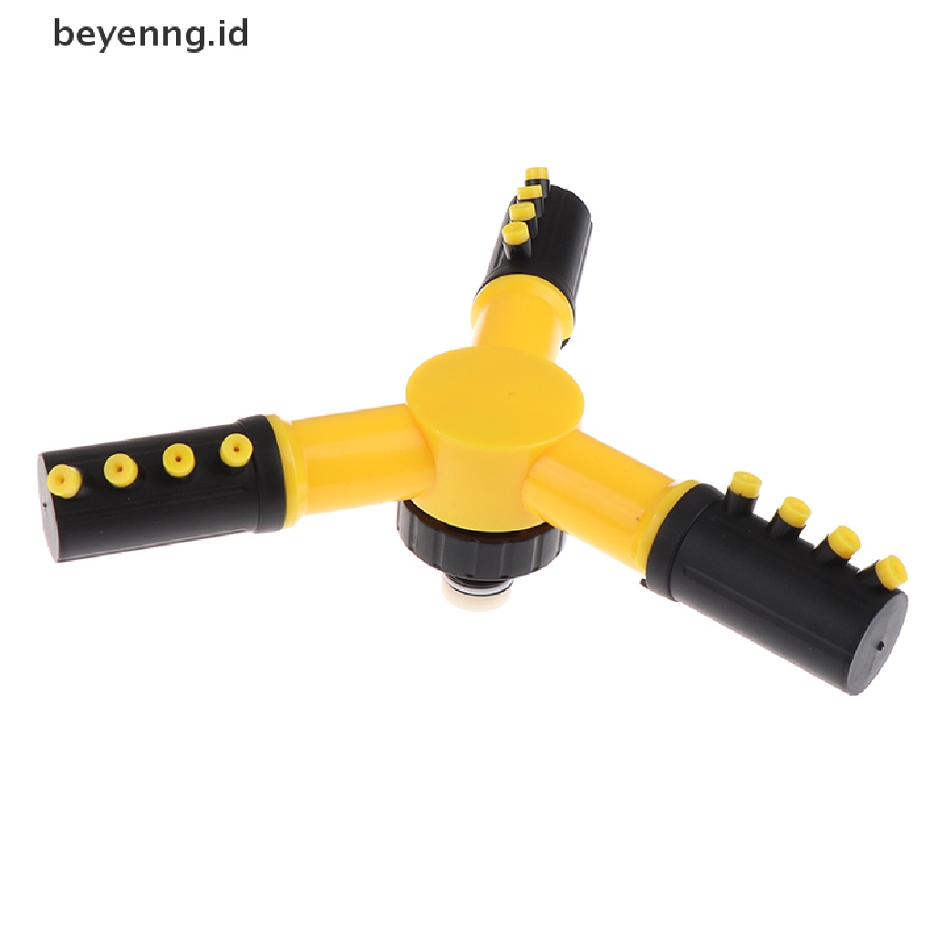 Beyen 1Pc 360derajat Rotasi Otomatis 3kepala Garpu Adjustable Sprinkler ID