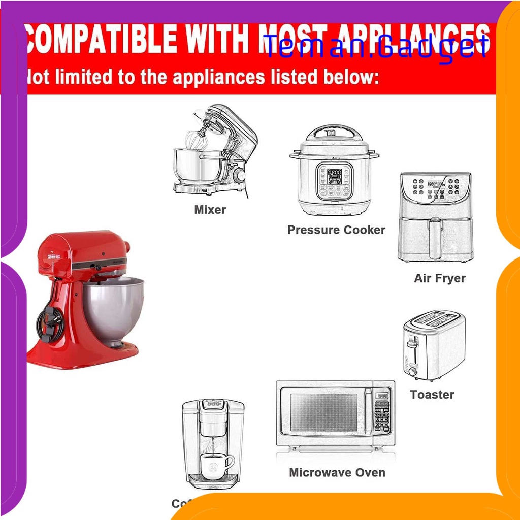 TG - ATK Exryhon Holder Kabel Organizer Cord Wrapper for Appliances 6PCS - EX6W