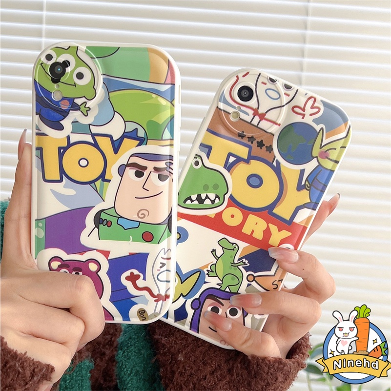 IPHONE Casing Kompatibel Untuk Iphone14 13 12 11 Pro Max X Xr Xs Max8 7 6 6s Plus SE 2020 New Kartun Toy Story Mania Pelindung Lensa Phone Case Air Cushion Bumper Tahan Debu Soft Case