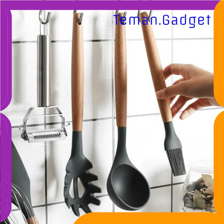 TG - DPR GLANYOMI Set Alat Masak Dapur Kitchen Utensils Silikon 9 PCS - KT397