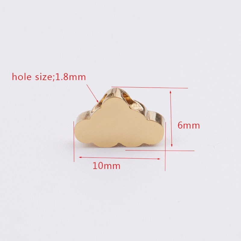 8013 Kalung awan keberuntungan titanium stainless steel 316L berkualitas import anti karat bisa bayar di tempat