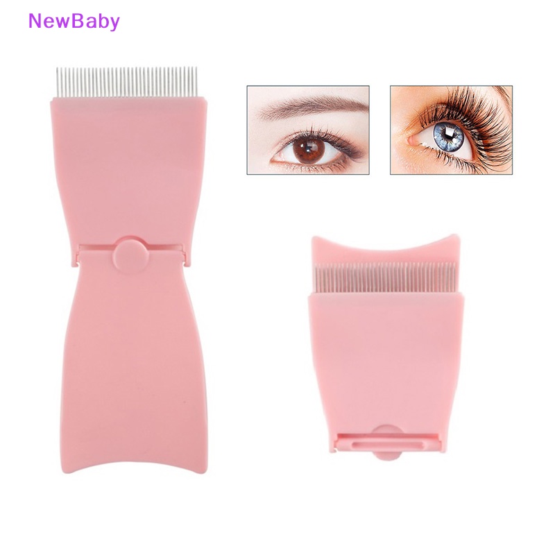 Newbaby Penjepit Bulu Mata Beauty Makeup Lash Separator Alat Sisir Sikat Bulu Mata Lipat ID