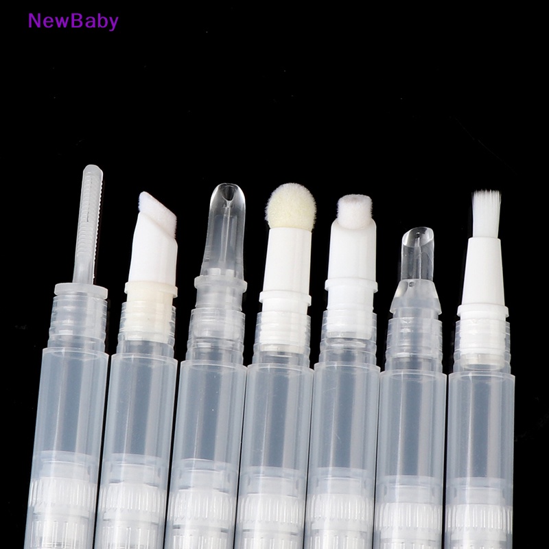 Newbaby Pen Minyak Kuku Kosong Dengan Brush Liquid Foundation Botol Isi Ulang 1.5ml ID