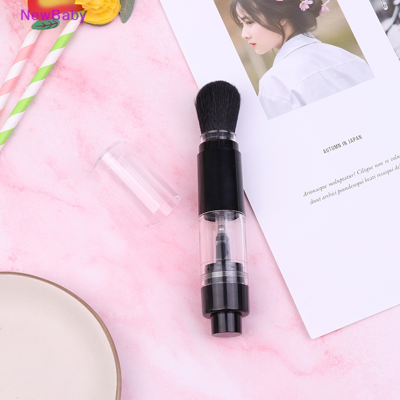 Newbaby Kuas Bedak Isi Ulang Makeup Brush Makeup Bubuk Kosmetik Serat Artificial ID
