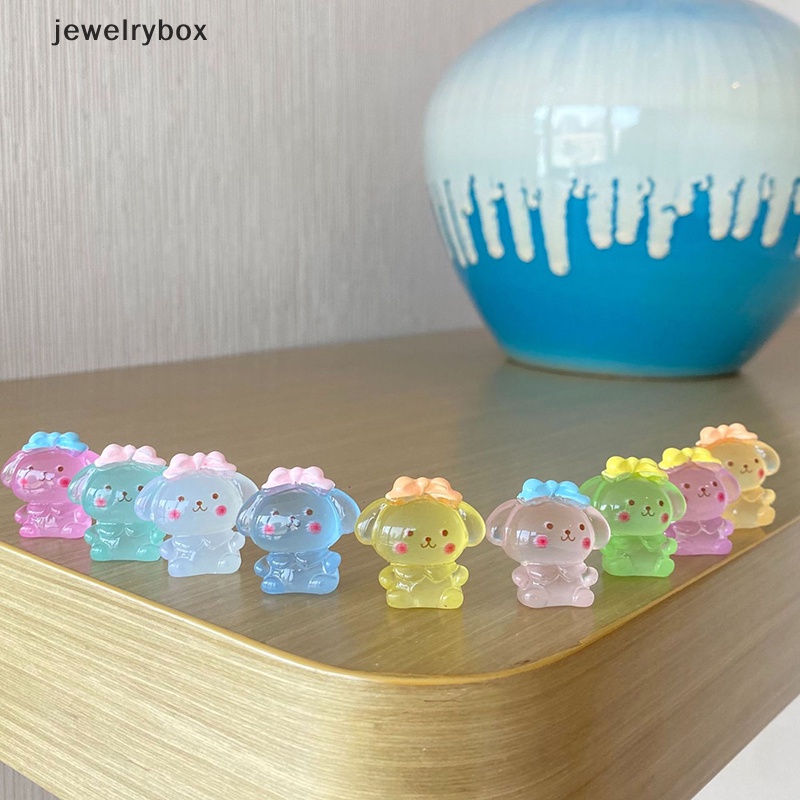 [jewelrybox] 1pc Bercahaya Kartun Kelinci Microlandscape Sukulen DIY Hias Butik