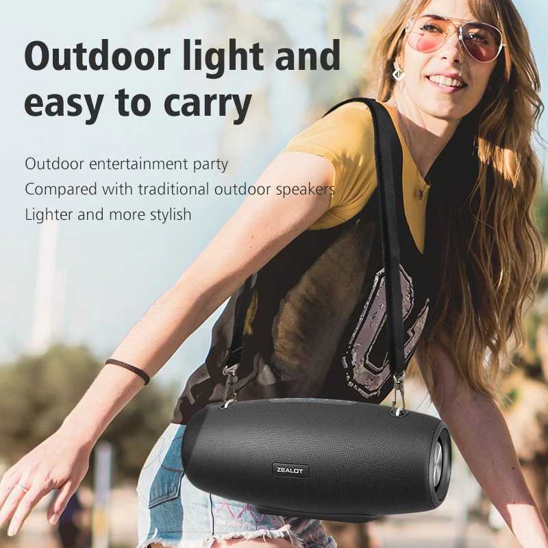Speaker ZLTS67 Portable Bluetooth Speaker Outdoor Waterproof Super S67