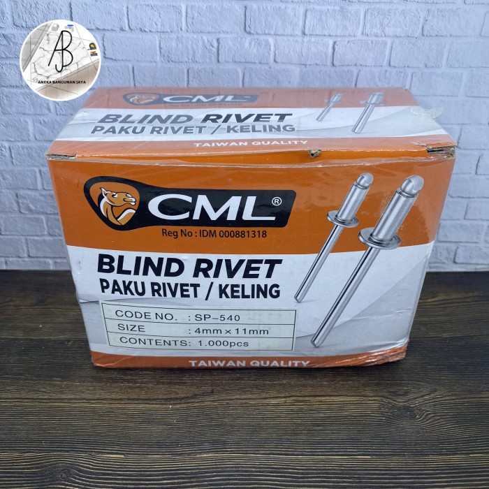 PAKU RIVET 540 CAMEL / PAKU RIFET / PAKU KELING / BLIND RIVET 540 CAMEL