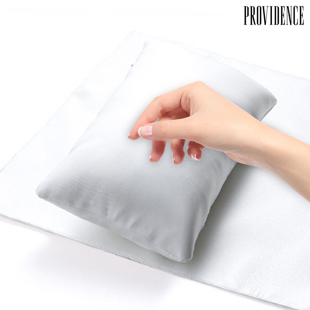 Providence 1set Hand Pillow Pad Tahan Air Tahan Aus Tahan Luntur Super Lembut Penutupan Ritsleting Manicure Pillow Faux Leather Nail Arm Rest Pillow Nail Tool