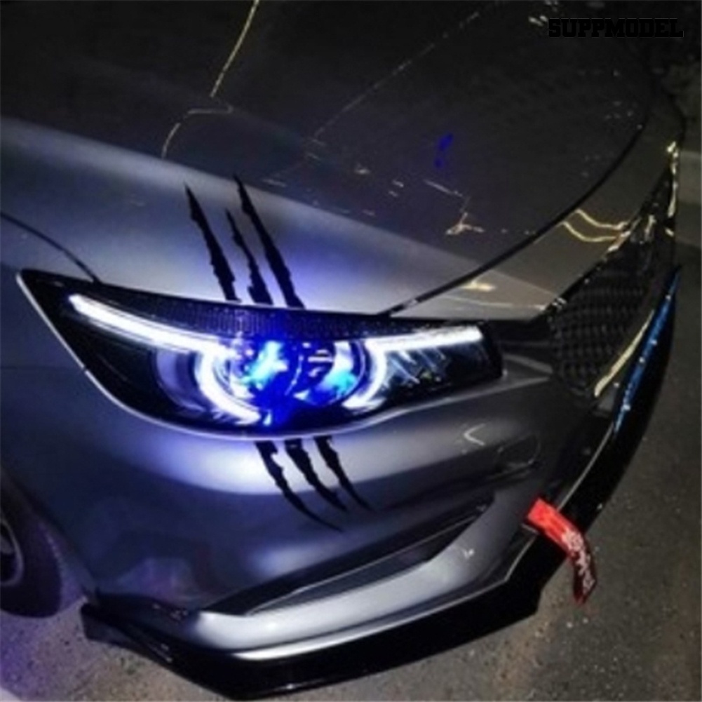 [SM Auto] Ghost Claw Vehicle Car-Styling Lampu Reflektif Alis Stiker Dekorasi