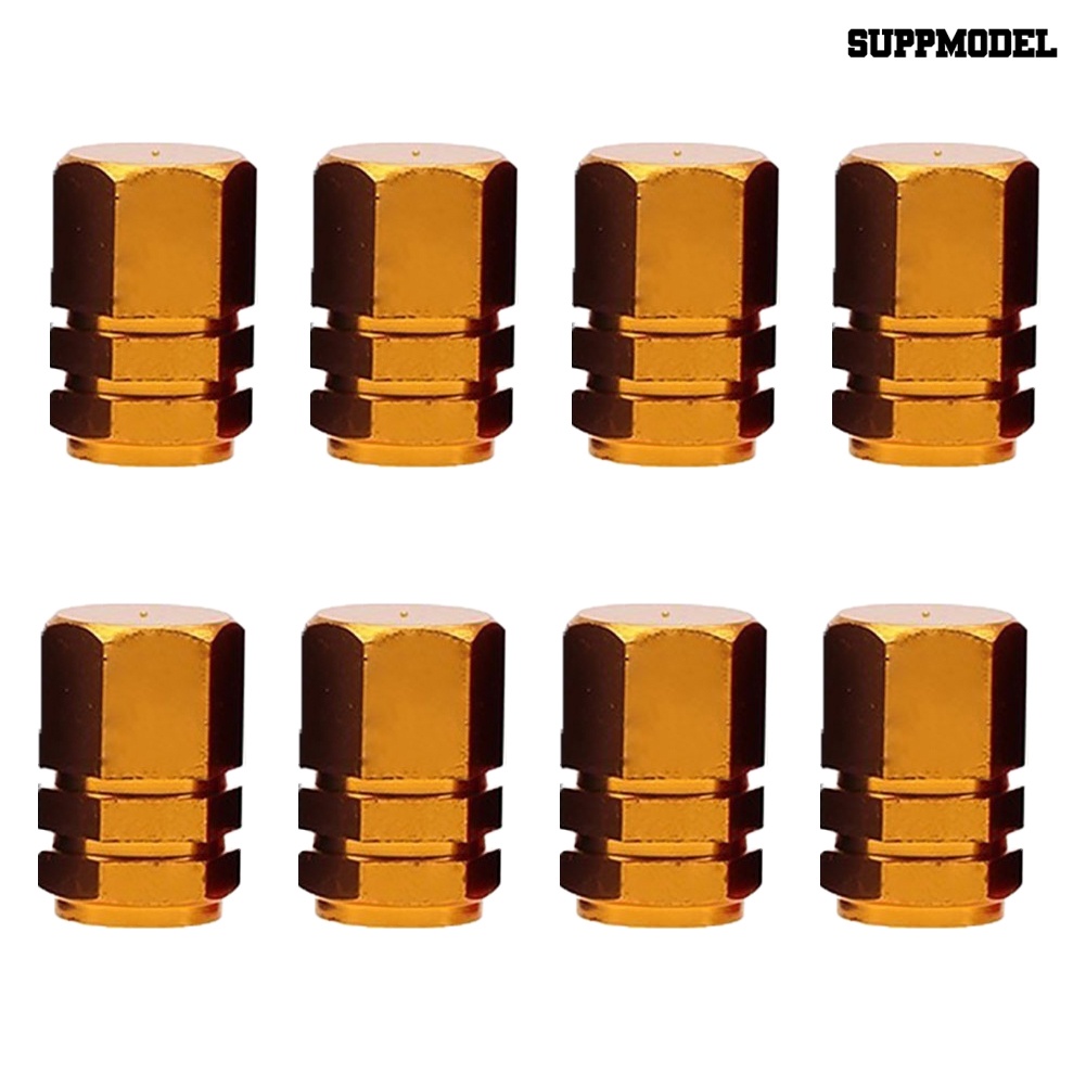 [SM Otomatis] 8Pcs Aluminium Alloy Universal Car Wheel Tire Air Valve Stem Caps Penutup Debu
