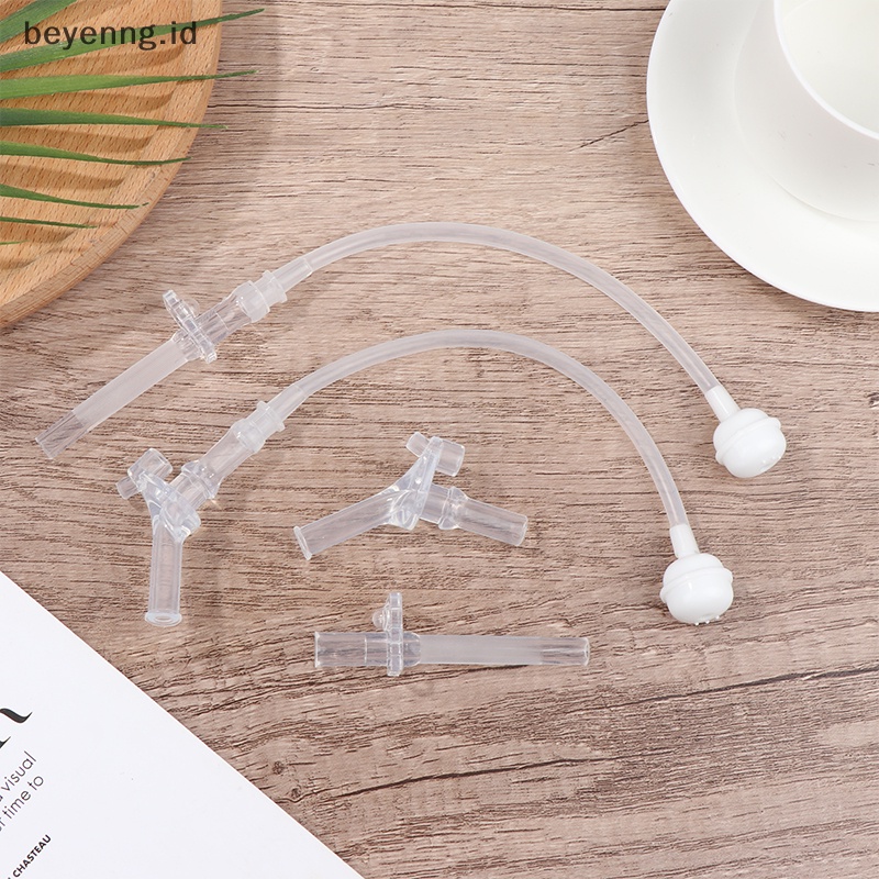 Beyen 2PCS Botol Anak Sedotan Cair Silikon Makan Sippy Drink Cup Aksesori ID