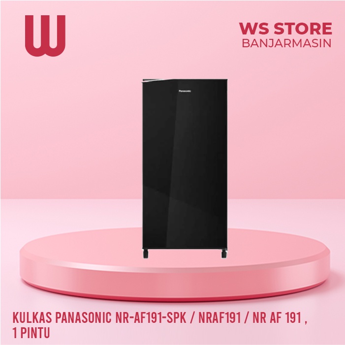 KULKAS PANASONIC NR-AF191-SPK / NRAF191 / NR AF 191 , 1 PINTU