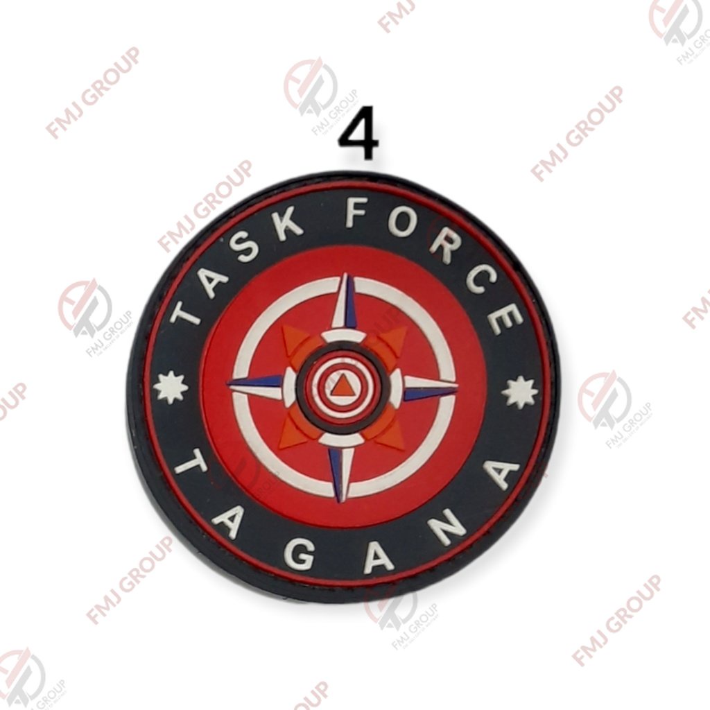 Patch rubber/logo tagana set Patch Karet Perepet