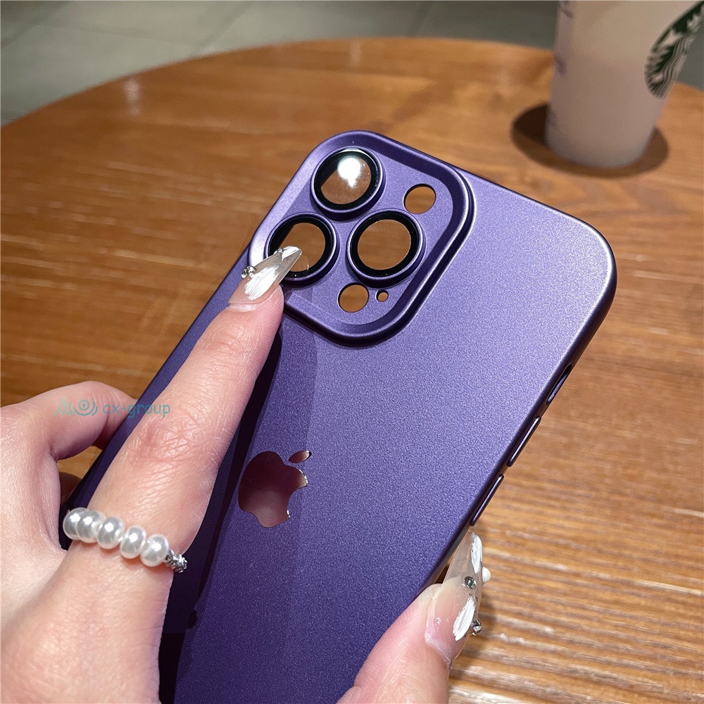 Casing Silikon Lembut Perlindungan Lensa Kamera Mewah Untuk Iphone13 12 14 11 Pro Max14 Plus All Inclusive Cover Iphone 14pro Case